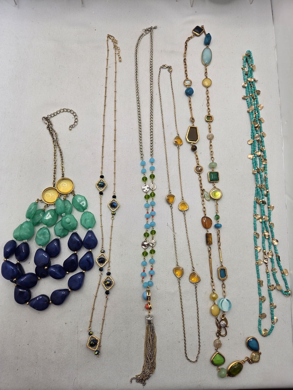 HUGE 49pc Vintage & Modern Jewelry Lot CHICO'S LOFT BR LIA SOPHIA Necklace Earr - Picture 14 of 15